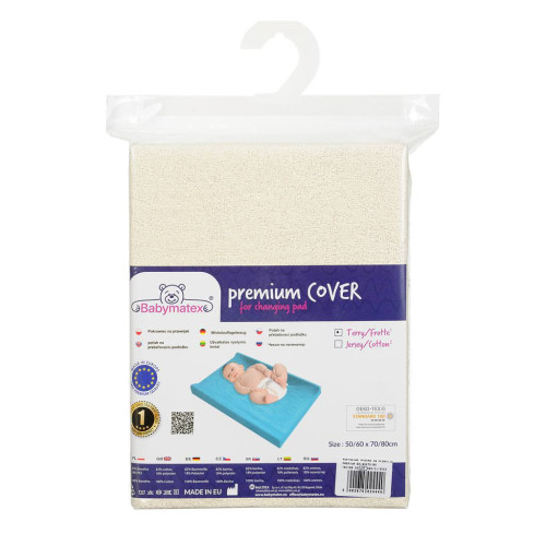 Potah na přebalovací podložku froté premium 50/60 x 70/80 cm Babymatex