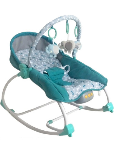 Multifunkční houpací lehátko pro miminko Baby Mix modré