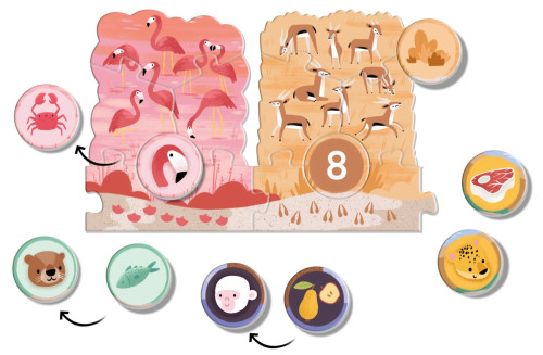 Véééliké puzzle loto Výlet do ZOO KukiKuk