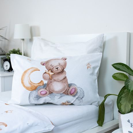 Povlečení do postýlky Medvídek Cute baby 100 x 135, 40 x 60 cm Jerry Fabrics