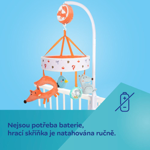 Plyšový kolotoč s melodiemi FOX Canpol babies