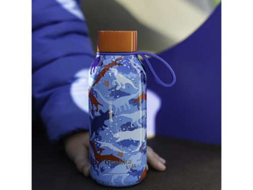 Nerezová termoláhev Solid Kids s poutkem 330 ml Qukka