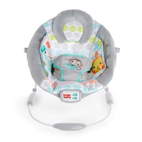 Lehátko vibrující s melodií Whimsical Wild 0 m+ do 9 kg 2019 Bright Starts