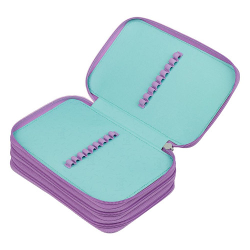 Školní penál třípatrový Lavender Baagl