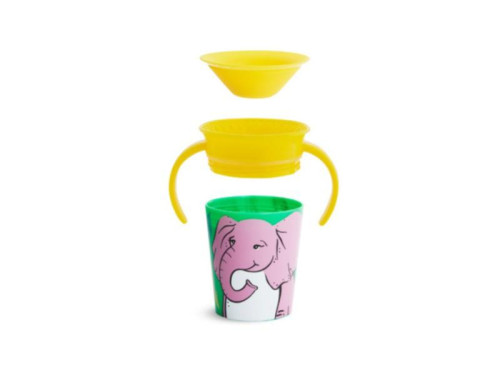 Munchkin - Juniorský hrneček WildLove 360° s oušky 177 ml