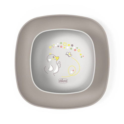 Set jídelní - miska a talíř 12 m+ Chicco