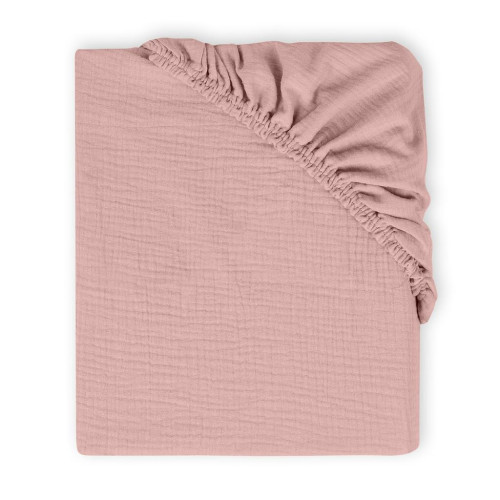 Mušelínové prostěradlo s gumou 60 x 120 cm BabyMatex