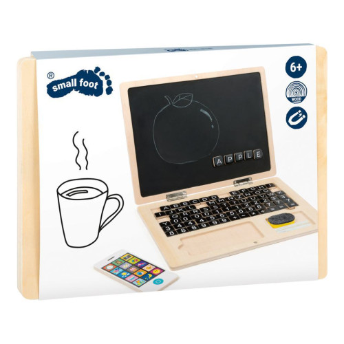 Dřevěný notebook magnetický Small foot