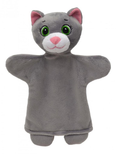 Zvukový maňásek Kočka 26 cm