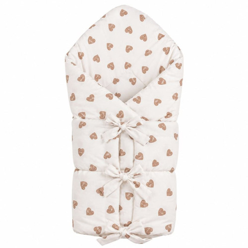 Klasická šněrovací zavinovačka New Baby srdíčka