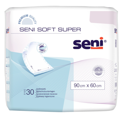 Jednorázové přebalovací podložky Seni Soft Super 90x60 cm 30 ks