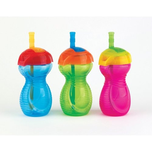 Click Lock Munchkin hrneček s brčkem - 296 ml, 12 m+