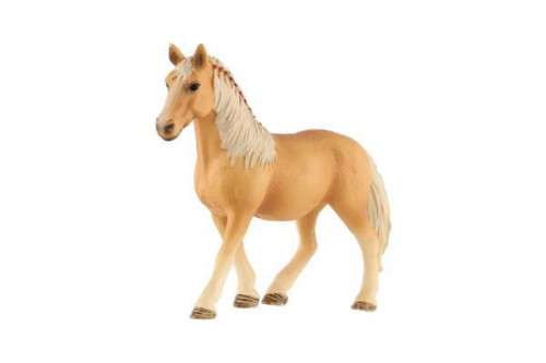 Kůň domácí palomino zooted plast 13 cm