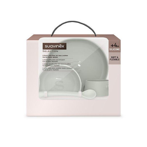 Jídelní set silikonový Colour Essence Suavinex