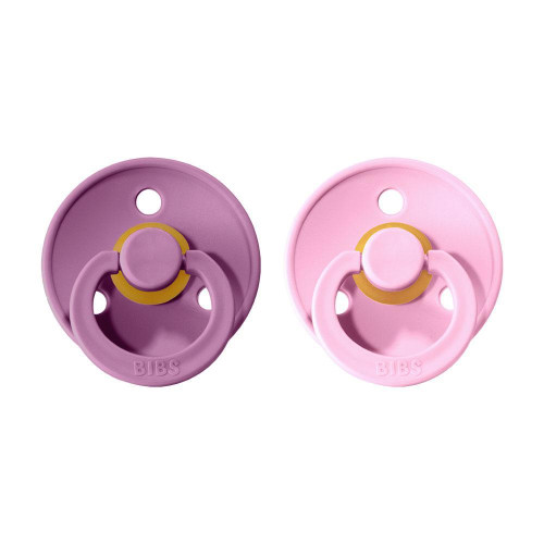 Dudlíky kaučuk 2 ks 6-18 měsíců Colour Bibs