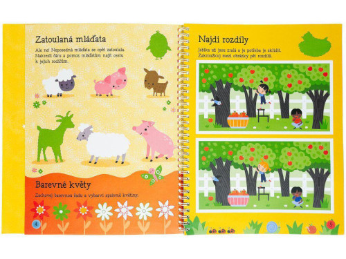 Velké samolepky a aktivity Farma