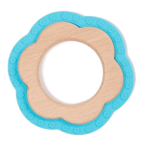 Bo Jungle kousátko B-Teether Animal wood pink