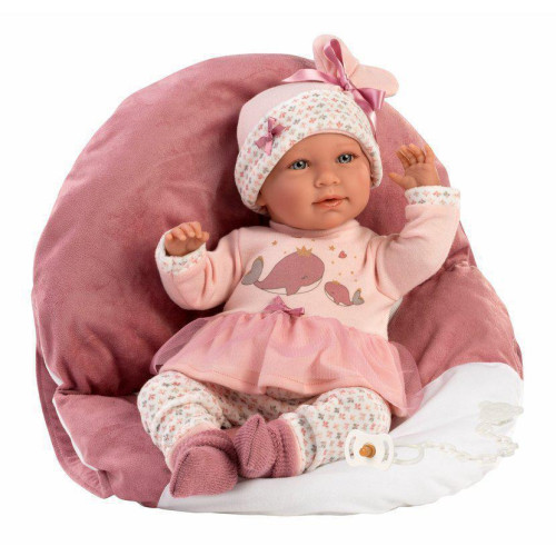 New Born 74014 Llorens - Realistická panenka se zvuky 42 cm