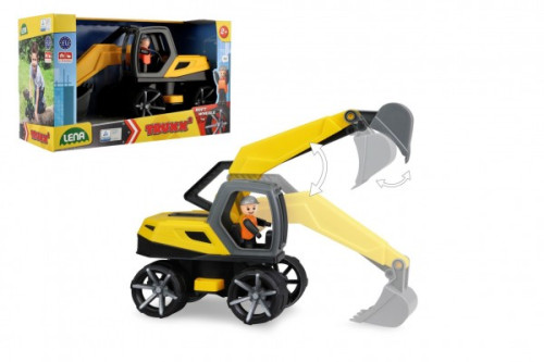 Auto Truxx 2 bagr plast 33 cm s figurkou