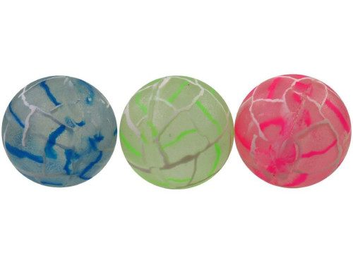 Hopskulka transparent mramor 38 mm