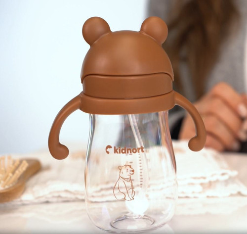 Hrneček s brčkem Bringebaer 300 ml Kidnort