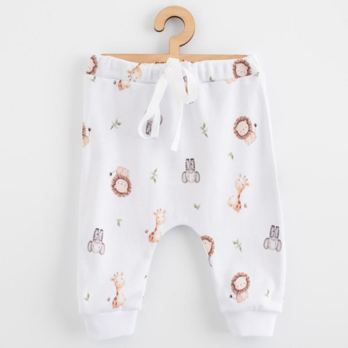 Dětské bavlněné kalhoty Jogger New Baby For Babies safari