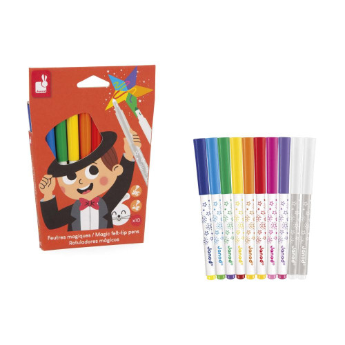 Colorino Magické fixy přepisovací 10 barev Janod