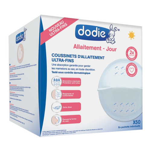 Dodie Tenké vložky do podprsenky - Denní (50 ks)