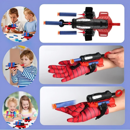 Dětský kostým Spiderman s vystřelovákem