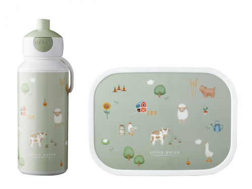 Svačinový set (láhev 400 ml+box) Little Dutch