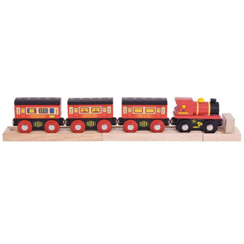Dálkový vlak + 3 koleje Bigjigs Rail