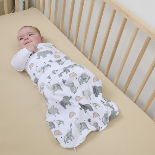Zavinovačka bavlněná ulitka konvertibilní s volným rukávem Tog 1 SwaddleMe™ Ingenuity