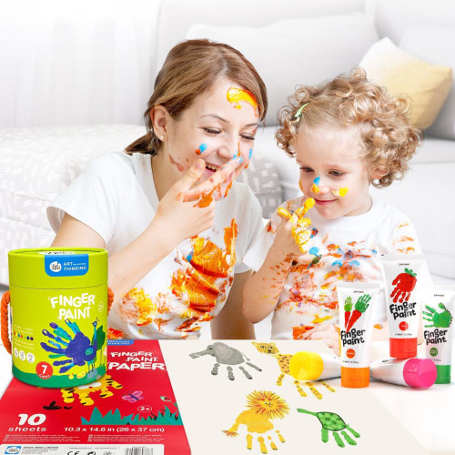 Prstové barvy 7 x 60 ml Jarmelo