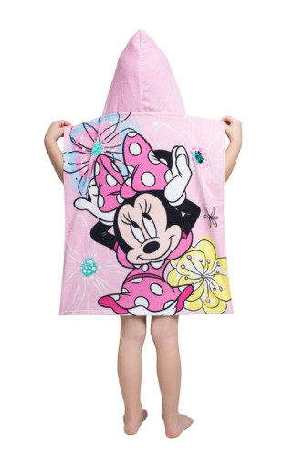 Pončo Minnie "Pink bow" 50 x 115 cm Jerry Fabrics