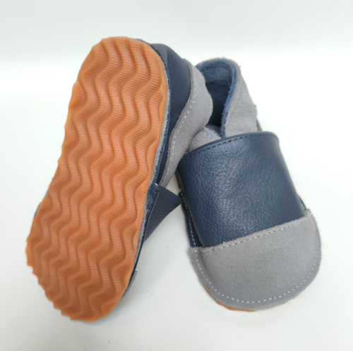 Kožené capáčky Barefoot Hopi Go Vel. XL (18-24 měs.) Hopi Hop