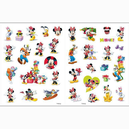 Vánoční omalovánky se samolepkami Minnie
