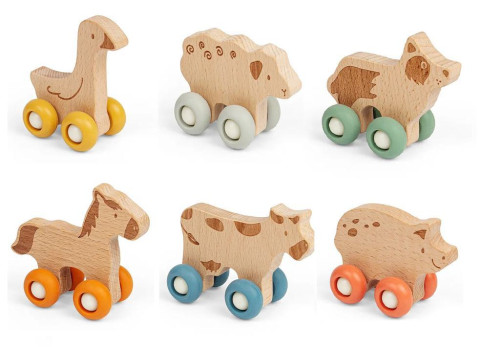 Domácí zvířátko na kolečkách Bigjigs Toys