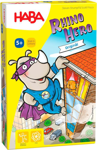 Společenská hra pro děti Rhino Hero SK CZ verze Haba