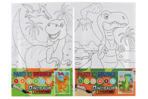 Malování podle čísel dino