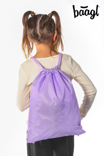 Set 3 Core Lavender: batoh, penál, sáček GRS Baagl