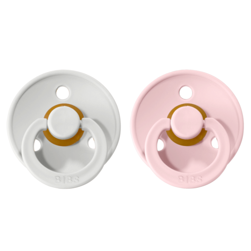 Dudlíky kaučuk 2 ks 0-6 měsíců Colour Bibs