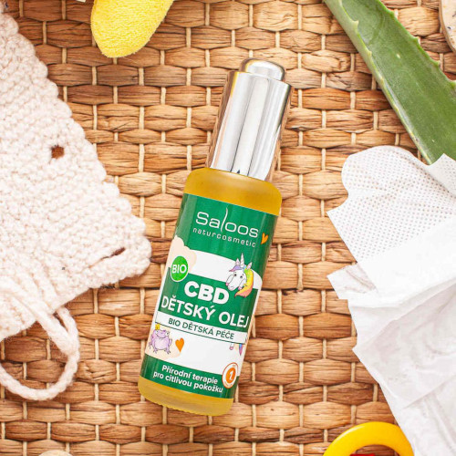 CBD Bio dětský olej 50 ml Saloos
