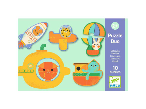 Puzzle Duo - Dopravní prostředky