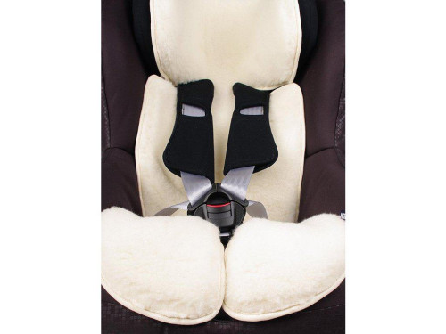 Vložka do autosedačky 9-36 kg z merino beránka a bavlny
