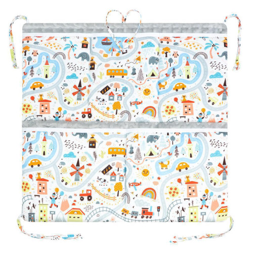 Luxusní kapsář na postýlku Minky World Esito