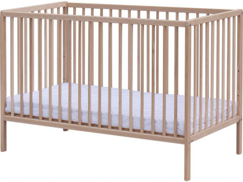 Dětská postýlka Scarlett Glera ECO 120 x 60 cm (buk) - přírodní