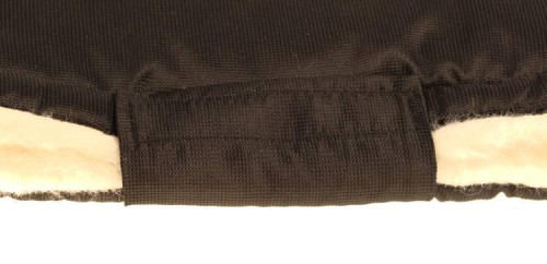 Merino rukávník na kočárek z ovčí/velbloudí vlny na zip 30 x 50 cm