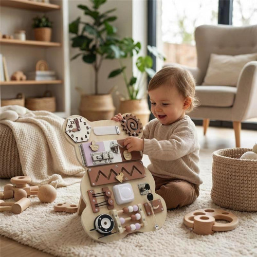 Activity Board Bear Montessori Baby Mix