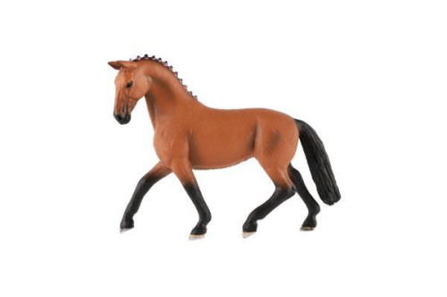 Kůň domácí hnědák zooted plast 13 cm
