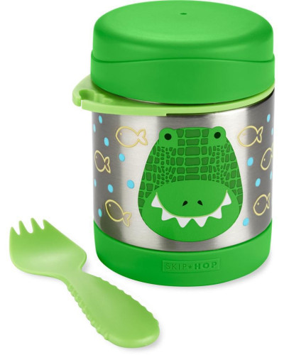 Termoska na jídlo se lžičkou/vidličkou Zoo 3 r+ 325 ml Skip Hop